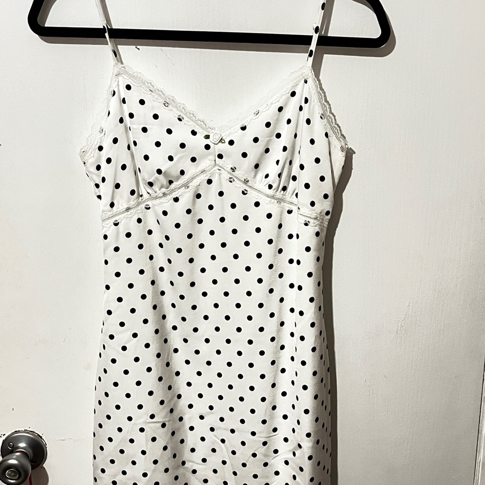 Polka Dot Mini Dress